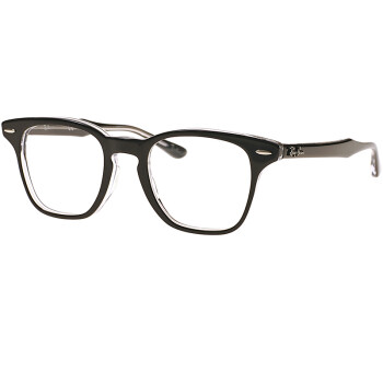 Ray-Ban雷朋复古款黑色板材时尚眼镜架 RB5244-2034-47