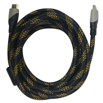 易缆（e-line)JD3006 YL HDMI双磁环屏蔽3D高清数字线 3米 1.4版本