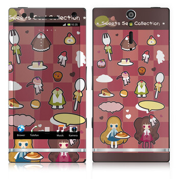 IdeaSkin 索尼 LT26i/Xperia S/Xperia Arc HD 皮肤 甜食集会 外壳保护套皮贴膜 BDGC071908