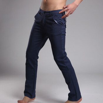 Micro Kevin 马克凯文 2012新款夏装裤 时尚男士休闲裤 修身直筒裤 MCK9235 卡其色 34