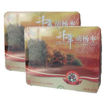 好想你红枣 好想你新疆枣千年胡杨枣 600g特级礼盒铁盒*2