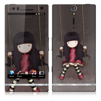 IdeaSkin 索尼 LT26i/Xperia S/Xperia Arc HD 皮肤 荡秋千 外壳保护套皮贴膜 BDGC262000