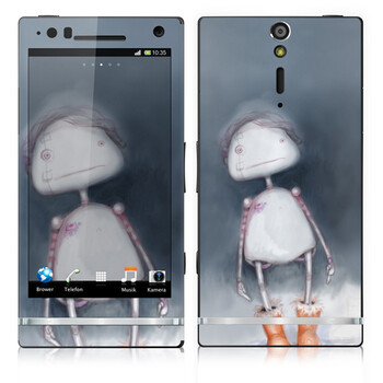 IdeaSkin 索尼 LT26i/Xperia S/Xperia Arc HD 皮肤 你冷吗？ 外壳保护套皮贴膜 BDGC191984