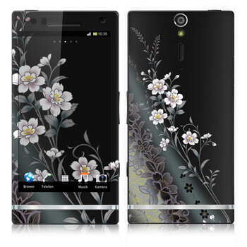 IdeaSkin 索尼 LT26i/Xperia S/Xperia Arc HD 皮肤 奢华花束 外壳保护套皮贴膜 BDGA010285