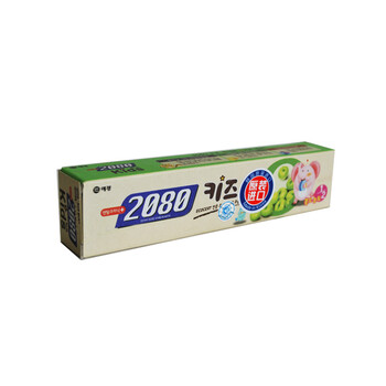 韩国爱敬2080有机农儿童牙膏苹果味