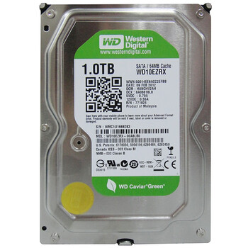 西部数据（WD）绿盘 1TB SATA6Gb/s 64MB 台式机硬盘(WD10EZRX)