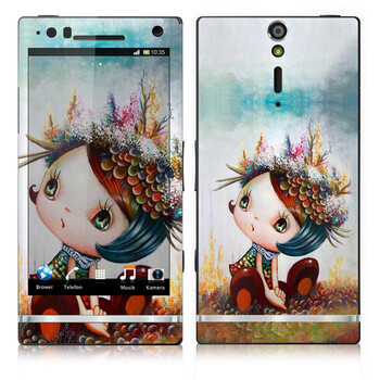 IdeaSkin 索尼 LT26i/Xperia S/Xperia Arc HD 皮肤 珊瑚丛 外壳保护套皮贴膜 BDGC462039
