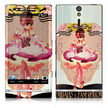 IdeaSkin 索尼 LT26i/Xperia S/Xperia Arc HD 皮肤 粉魅力 外壳保护套皮贴膜 BDGC011865