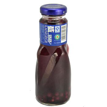 蓝格格 野生蓝莓汁果肉果蔬饮料 野生蓝莓果汁 250mlx12瓶/箱