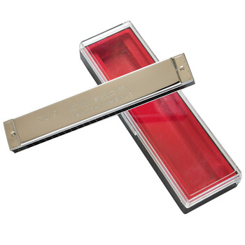 金蝶 1-110 经典老款 高级演奏型 24孔复音口琴