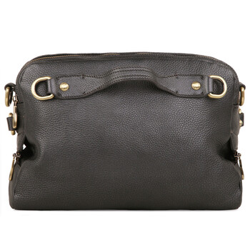 喆代仁LE DECADE Wooster Leather Cross-body 春夏新款摔纹手提斜跨真皮包 220108 银灰色 单肩斜跨包
