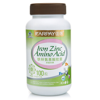 佳蓓-铁锌氨基酸胶囊0.45g*100粒