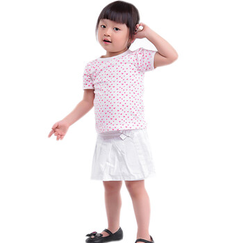 憨笔熊 2012夏装新 宝宝服饰 女婴全棉裤裙 短裙短裤 甜美时尚舒适透气 31302 白色 24/36月