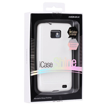 摩米士（MOMAX）三星I9100闪亮保护壳 适用于三星I9100/I9108/i9188 白色 附送摩米士原厂液晶保护膜