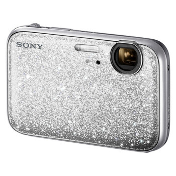 索尼（SONY） DSC-J20 数码相机 闪亮银（1610万像素 2.7寸屏 4倍光变）