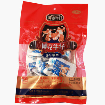 博克牛仔卤汁牛肉(五香)88g*4