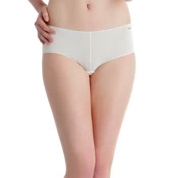 Jockey居可衣 女式尼龙无痕平角裤 JJ210L2744 101本白 XL