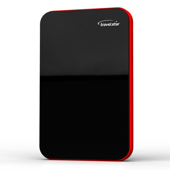旅之星(Travelstar)640G移动硬盘 阻尼III-红玛丽 超薄抗震 USB2.0 黑色