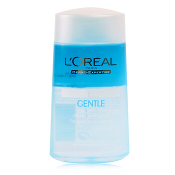 L'oreal欧莱雅轻柔唇部及眼部卸妆液125ML 保湿补水 卸除彩妆