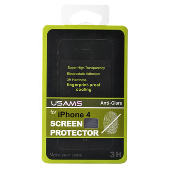 优胜仕（USAMS）苹果iPhone4s 保护膜 交叉纹背贴+磨砂前膜 适用于苹果iPhone4/4s