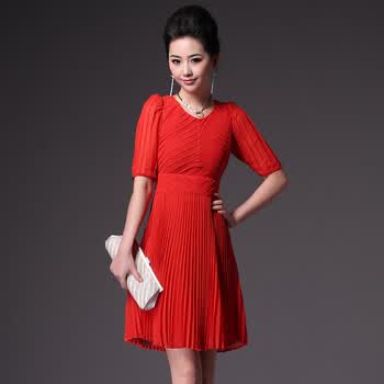 欧布娅诺 obuyano 2012年春新红色新娘结婚礼服订婚回门装敬酒服伴娘装S1202红色XL 红色 XL