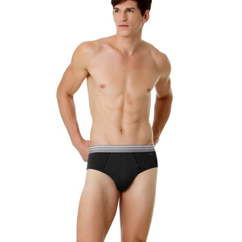Jockey居可衣 2012春夏新品 男式棉莫代尔三角裤 JJ11281315 001黑色 XXL