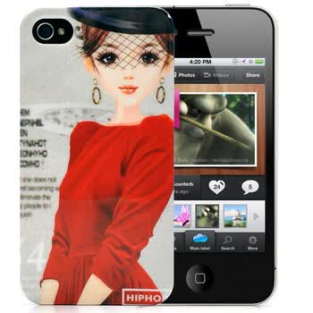 万信达(WXD)IPH4030649WD iPhone4/4s QQ秀保护外壳(彩色)