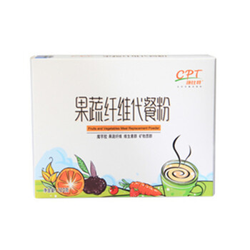 康比特 果蔬纤维代餐粉（甜橙味）10克/袋×12袋/盒