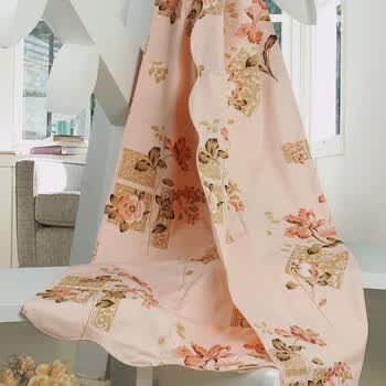 民光 全线丝光印花床单 古城春色 M-4747 桔 228*250cm