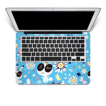 SkinAT 苹果笔记本MacBook手托保护贴膜 不含键盘 3M材料 love兔 Pro 13