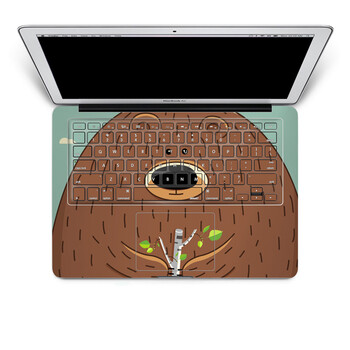 SkinAT 苹果笔记本MacBook手托保护贴膜 含键盘 3M材料 大棕熊 Pro 15 (Retina)