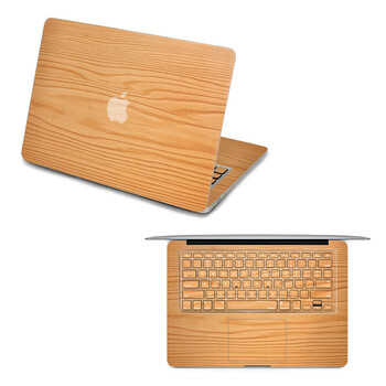 SkinAT 苹果笔记本MacBook全套保护贴膜 3M材料 经典浅色木纹 Pro 15 (Retina)