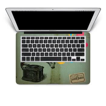 SkinAT 苹果笔记本MacBook手托保护贴膜 不含键盘 3M材料 怀旧卡 Pro 13