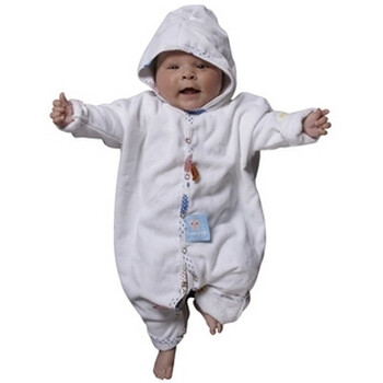 荷兰Snoozebaby Bath Cape 婴儿浴袍/浴巾 白色