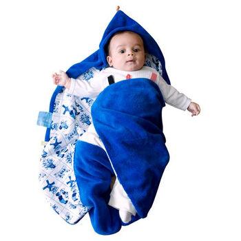 荷兰Snoozebaby 外出型便利抱毯 精装版/简装版 6色可选 驼色泡泡