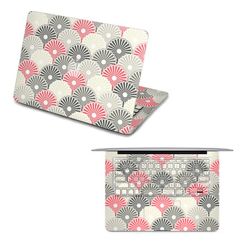 SkinAT 苹果笔记本MacBook全套保护贴膜 3M材料 日式花纹 Pro 13
