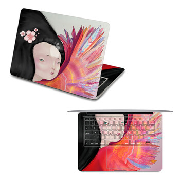 SkinAT 苹果笔记本MacBook全套保护贴膜 3M材料 水彩女孩 Pro 17