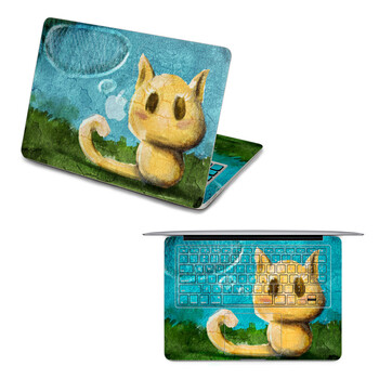 SkinAT MacBook全套保护贴膜 涂鸦墙小猫 Pro 15 (Retina)