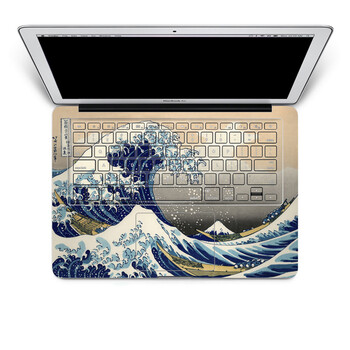 SkinAT 苹果笔记本MacBook手托保护贴膜 含键盘 3M材料 惊涛骇浪 Pro 17