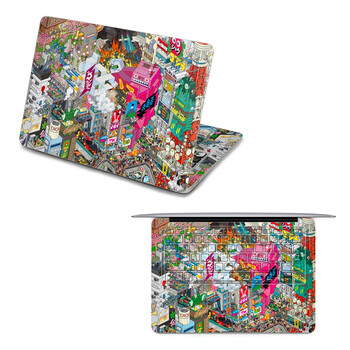 SkinAT 苹果笔记本MacBook全套保护贴膜 3M材料 像素画13 Air 13 2011款