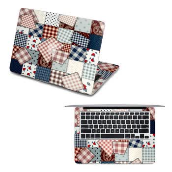 SkinAT 苹果笔记本MacBook全套保护贴膜 不含键盘 3M材料 布艺 Pro 15 (Retina)