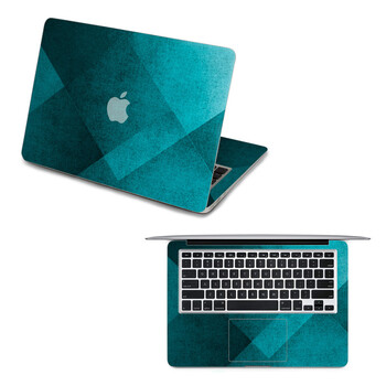 SkinAT 苹果笔记本MacBook全套保护贴膜 不含键盘 3M材料 翻转蓝 Pro 15 (Retina)