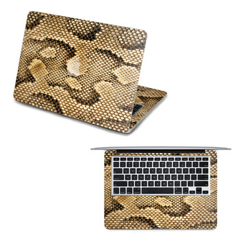 SkinAT 苹果笔记本MacBook全套保护贴膜 不含键盘 3M材料 高雅蛇皮 Pro 15 (Retina)
