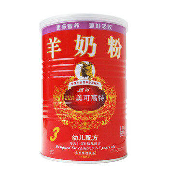 美可高特 3段 爱婴系列365克特惠装 幼儿配方羊奶粉