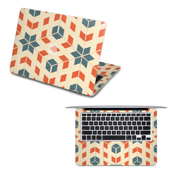 SkinAT 苹果笔记本MacBook全套保护贴膜 不含键盘 3M材料 几何菱形 Pro 15 (Retina)