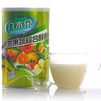 几木朵 台湾原装 天然果蔬 综合酵素粉 养颜美容 排毒通便 600克