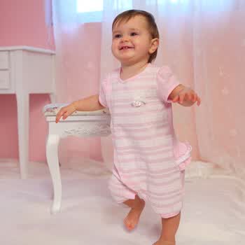 Baby2 2012新款婴幼儿夏装女婴童YAA392080 粉色 80