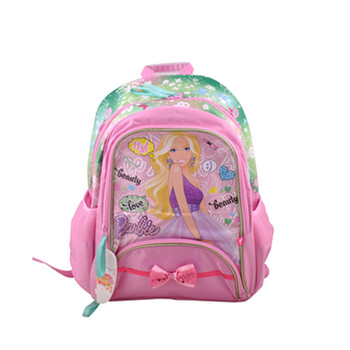 Barbie芭比小学生双肩包粉绿后背包 A279770-1 粉色