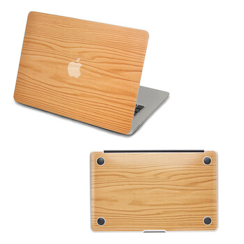SkinAT 苹果笔记本MacBook外壳及底部保护贴膜 3M材料 经典浅色木纹 Pro 13