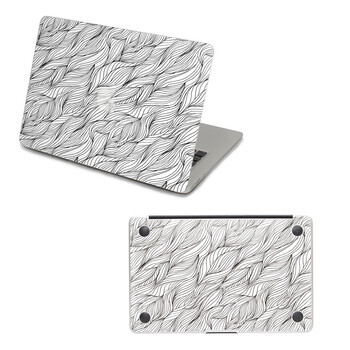 SkinAT 苹果笔记本MacBook外壳及底部保护贴膜 3M材料 有序缠绕 Pro 15 (Retina)